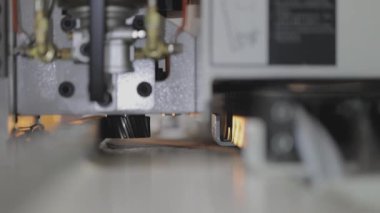 Modern endüstriyel fabrika makinaları. Modern makine teknik mekanizmaları çalışmalarını, dişli çark hareket eder.