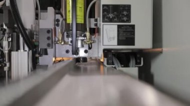 Modern endüstriyel fabrika makinaları. Modern makine teknik mekanizmaları çalışmalarını, dişli çark hareket eder.