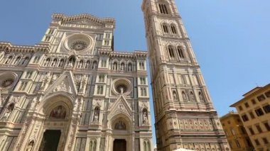 Giottos Campanile Florence, İtalya. Giottos Campanile. Floransa 'daki Katedral Duomo' nun Campanili.