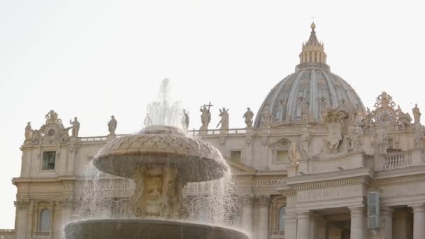 La Basilica Papale di San Pietro in Vaticano — Video Stock