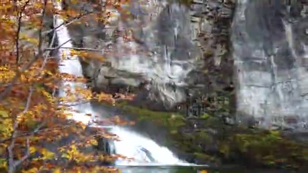 Cascada Chorrillo del Salto cerca de El Chalten, Argentina — Vídeo de stock