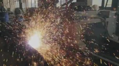 Gaz kesme, metal parçalarından gaz kesme, gaz kesme.