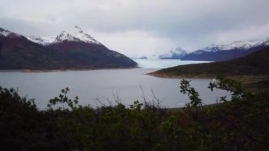 Gri Buzul Patagonya, Gri Göl Panoramik Manzarası, Patagonya, Şili