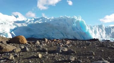 Gri Buzul Patagonya, Gri Göl Panoramik Manzarası, Patagonya, Şili