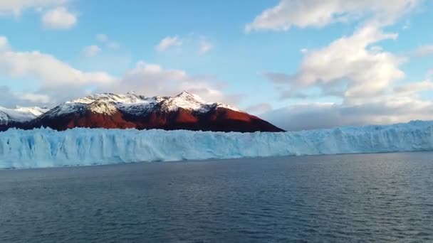 Glacier Gray Patagonie, Vue panoramique du lac Gray, Patagonie, Chili — Video