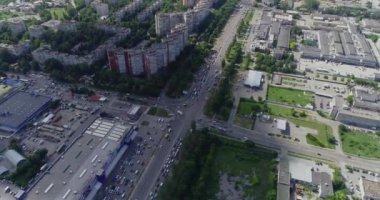 Kesişme noktası üst görünümü meşgul. Zaman turları kesişme noktası üst görünümü. Çok sayıda arabalı kavşaklar