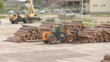 Fabrikada çalışmak, marangoz fabrikasında çalışmak, buldozer üzerinde çalışmak, fabrikada buldozer kullanmak.