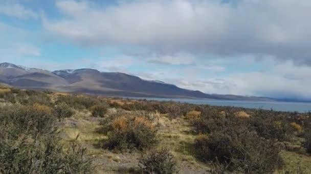 Patagonia argentina, naturaleza de la patagonia argentina — Vídeo de stock