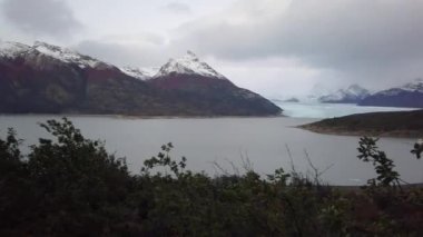 Gri Buzul Patagonya, Gri Göl Panoramik Manzarası, Patagonya, Şili