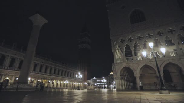 Piazza San Marco la nuit, Piazza San Marco la nuit sans touristes — Video