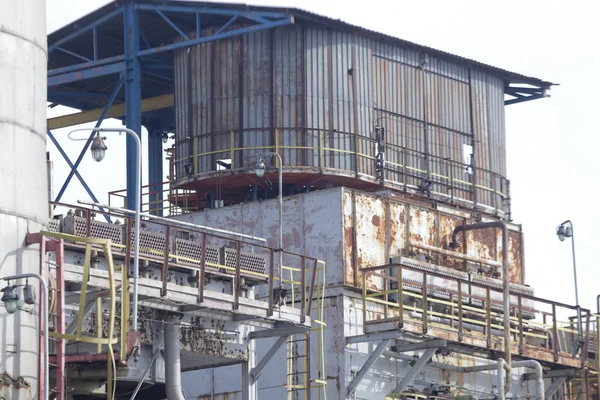 ルーマニアのコンスタンタ 2018年5月19日 石油精製所の設備の詳細 — ストック写真