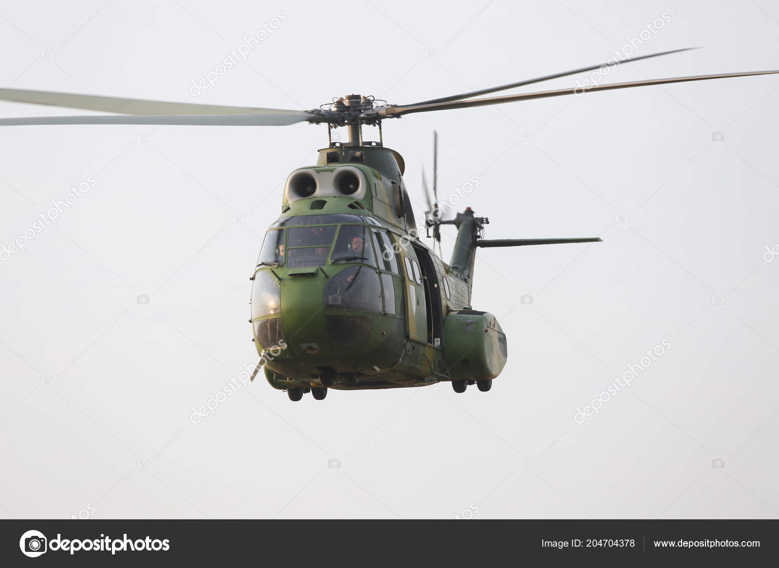 black puma helicopter