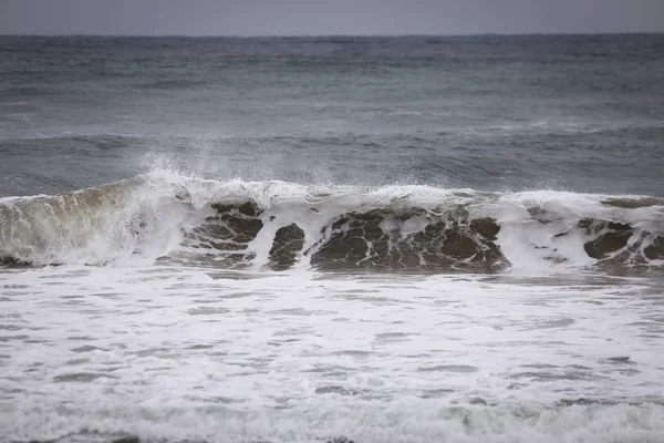 Acque Del Mar Nero Sulla Costa Della Bulgaria Una Nuvolosa — Foto Stock