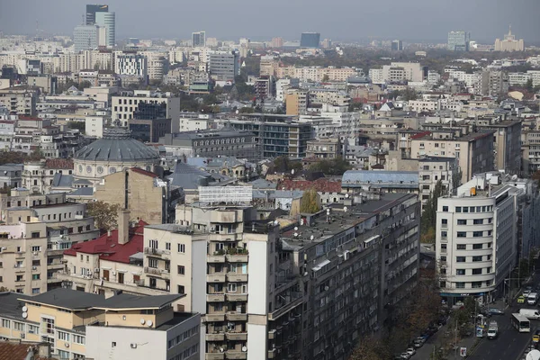 Vieille Ville Bucarest Vue Haut — Photo