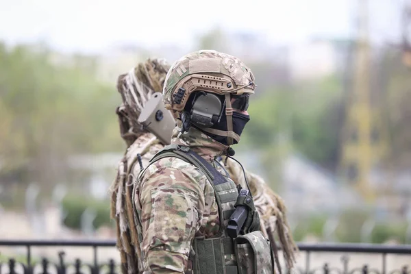 Bucarest, Roumanie - 7 avril 2019 : Les forces spéciales roumaines vendues — Photo