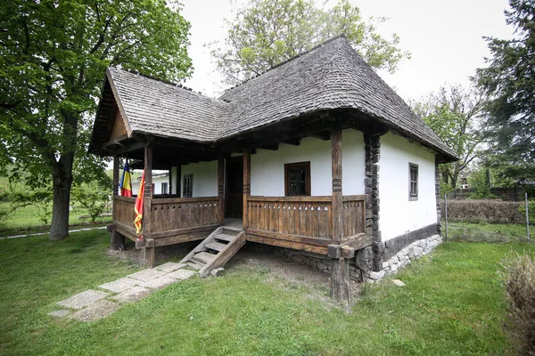 Detalles con la casa en la que Nicolae Ceausescu, rumano comm — Foto de Stock