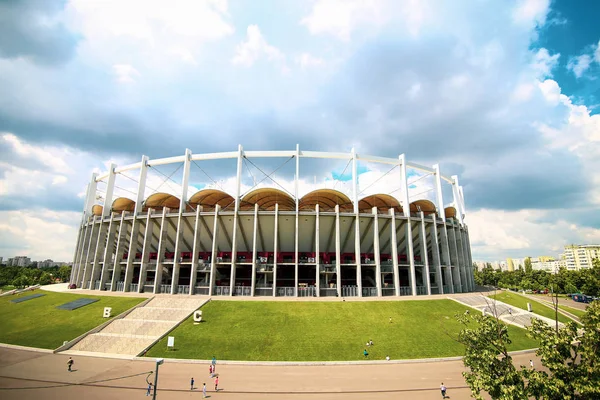Přehled budování národního stadionu arény. — Stock fotografie