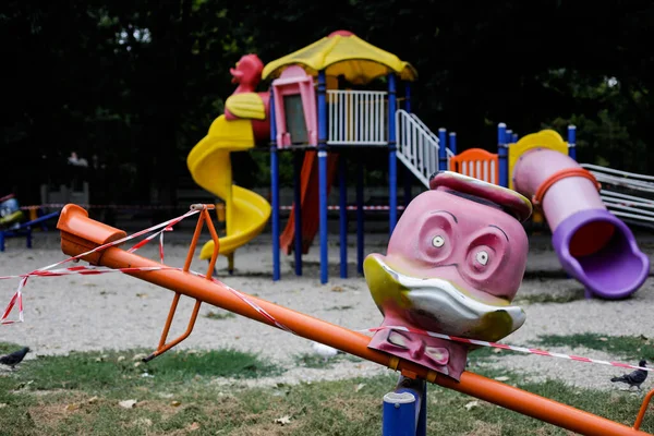 Bukarest Rumänien August 2020 Spielzeug Von Einem Spielplatz Einem Park — Stockfoto