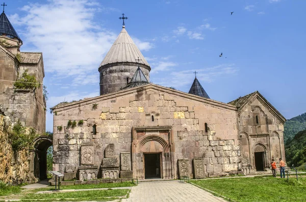 View of the Church of the Blessed Virgin  of the monastery of Goshavank in the village of Gosh, located near the city of Dilijan — Stock Photo, Image