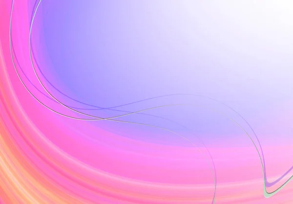 Овальный полосатый фон в розовых оттенках с синей подсветкой, покрытый пересекающимися тонкими волнистыми полосками света — стоковое фото