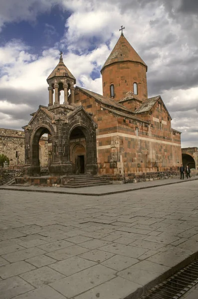 Khor Virap Arménie Avril 2019 Église Médiévale Sainte Vierge Rotonde — Photo