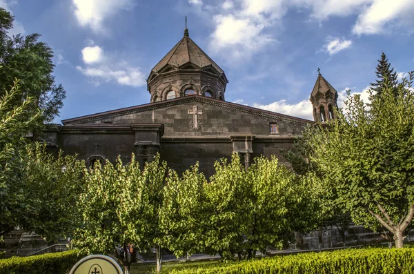 Toit Deux Versants Église Sept Douleurs Sainte Vierge Avec Dôme — Photo