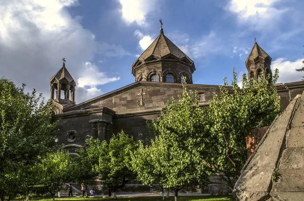 Gyumri Armenia September 2019 Πρόσοψη Της Εκκλησίας Επτά Θλίψεις Της — Φωτογραφία Αρχείου