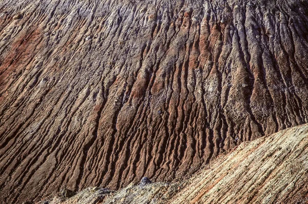 Background Texture Mottled Slope Hill Moving Wind Moisture Strewn Sand — Stock Photo, Image