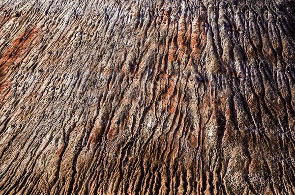 Abstract Terrain Texture Hillside Strewn Sand Small Stones Interlocked Clay — Stock Photo, Image