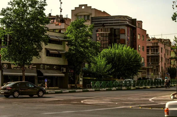 Tehran Iran July 2020 Densely Built Blocks Murza Shiraz Street — Stock Photo, Image