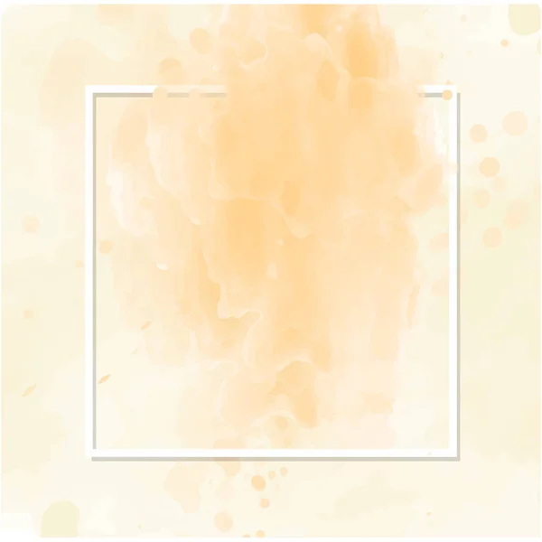 Aquarelle fond spot vecteur jaune — Image vectorielle