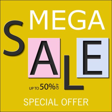 Kış süper satış metin afiş mevsimlik tatil indirim promo teklif alışveriş için. Vektör yazı tipi tasarım kalıp stok ya da satış vektör arka plan alışveriş