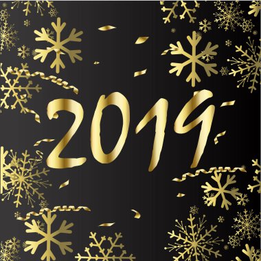 2019 mutlu yeni yıl arka plan mevsimlik el ilanları ve tebrik kartı