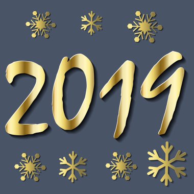 2019 mutlu yeni yıl için arka plan mevsimlik el ilanları