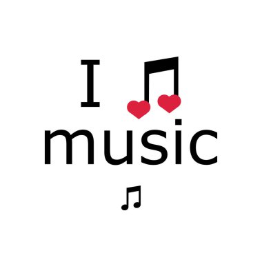 müzik, aşk yazı tipi ile işaretler, Etiketler ve Etiketler