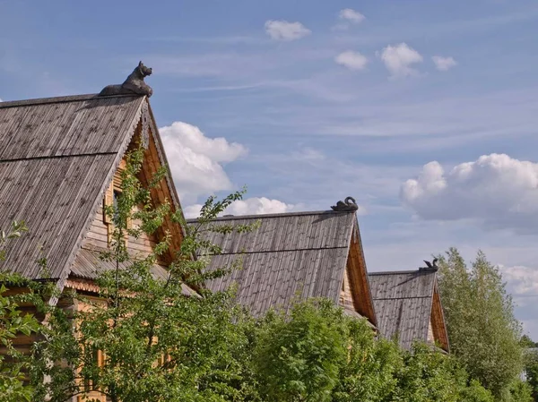 Arquitectura Tradicional Madera Suzdal Rusia —  Fotos de Stock