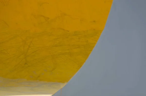 滑板区域墙的详细信息 抽象彩色背景 淡化光影 背垂两个色调黄色灰色 横幅抽象 覆盖与最小的设计 设计形状图案 — 图库照片