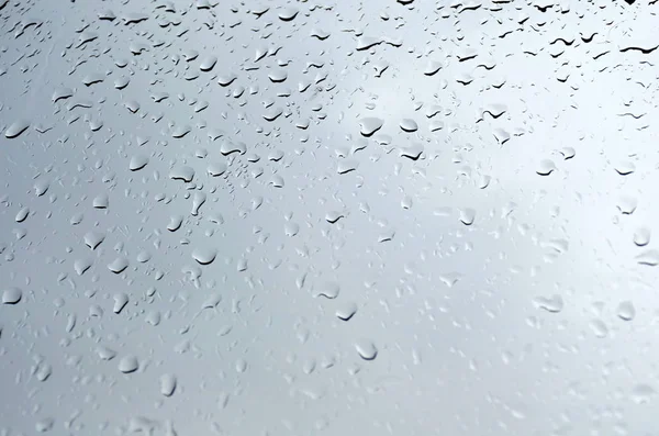Gotas de lluvia sobre vidrio. Fotos De Stock Sin Royalties Gratis
