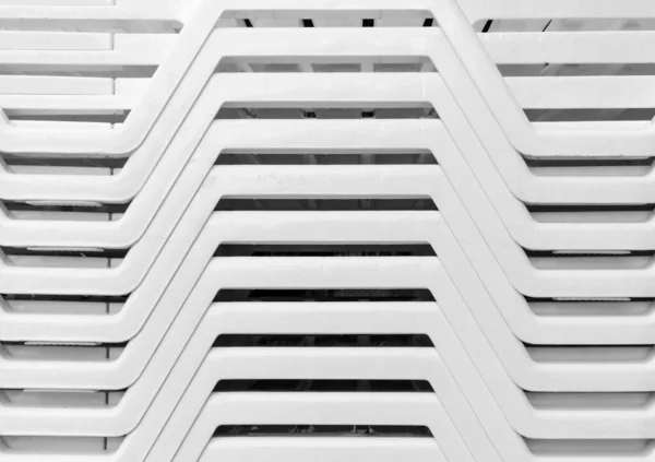 Linha Superfície Fundo Abstrato Linhas Curvas Brancas Obtidas Partir Cadeiras — Fotografia de Stock