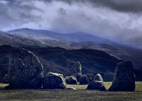 Círculo de pedra de Castlerigg — Fotografia de Stock