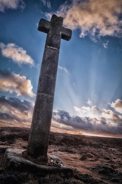 Cruce piatră — Fotografie, imagine de stoc