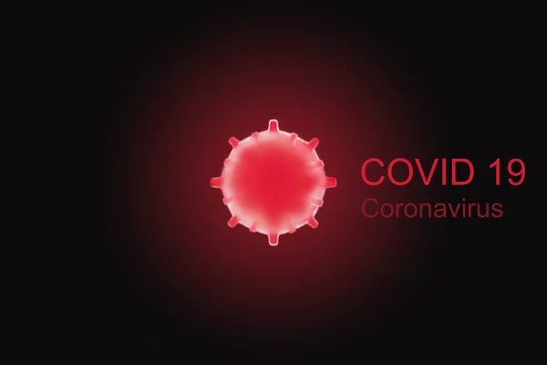 Dangerous Coronavirus Flu Covid Corona Virus Cell Covid Coronavirus Background — Stock Photo, Image