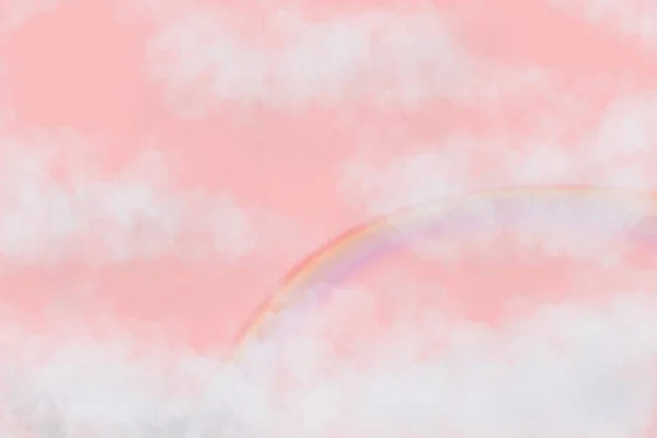Color Sky Clouds Background Soft Clouds Sky Hand Drawn — Stock Photo, Image