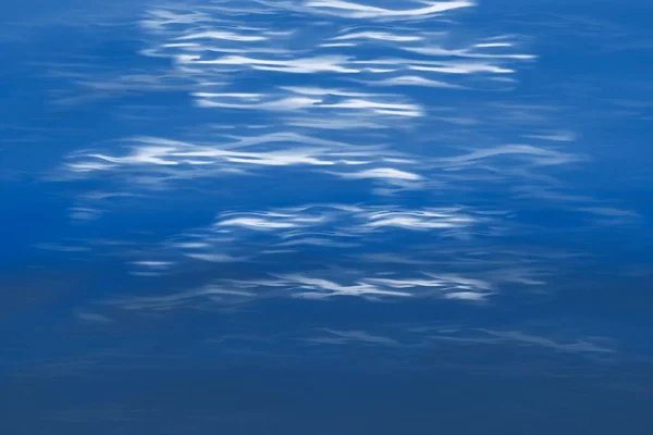 Blue Color Background Hand Drawn Ocean Water Blue Abstract Water — Stock Photo, Image