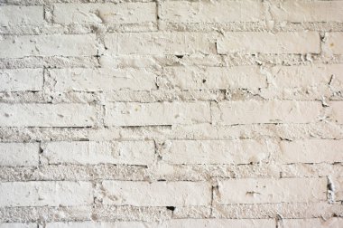 Beyaz tuğlalı duvar arka plan lüks tasarım konsepti için desenli
