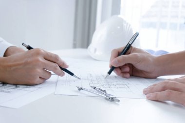 Meslektaşlar İçişleri Tasarımcısı Şirket Başarı Planlama Tasarımı Pusulalı Plan Takım Çalışması Konsepti