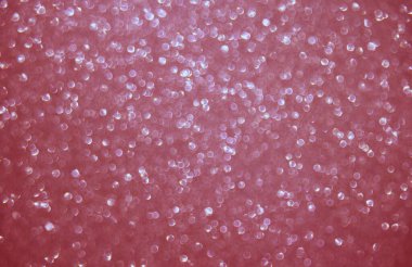 Fotokopi alanı olan parlak bokeh parıltılarının soyutlanması. Noel ve Yeni Yıl duvar kağıdı dekorasyonu konsepti