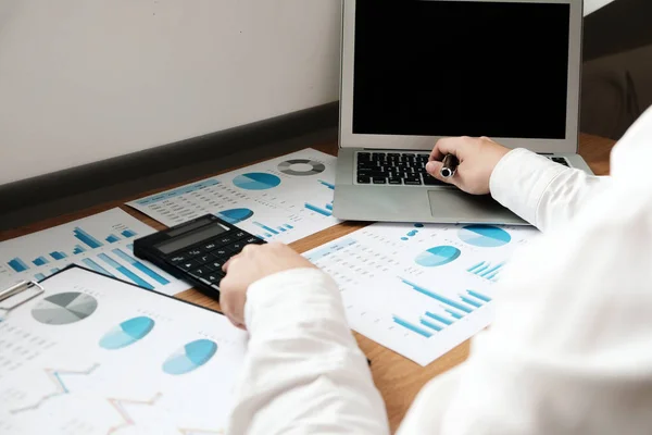 Auditor or internal revenue service staff, Business women checking annual financial statements of company. Audit Concept.