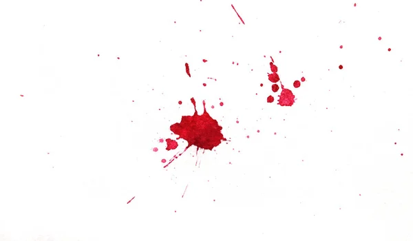 Blood Splatters White Background — Stock Photo, Image