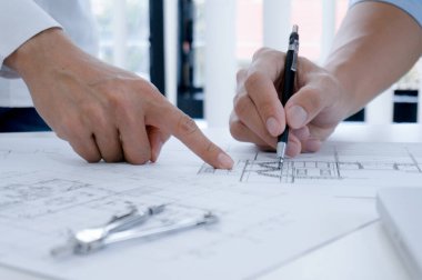 Meslektaşlar İçişleri Tasarımcısı Şirket Başarı Planlama Tasarımı Pusulalı Plan Takım Çalışması Konsepti